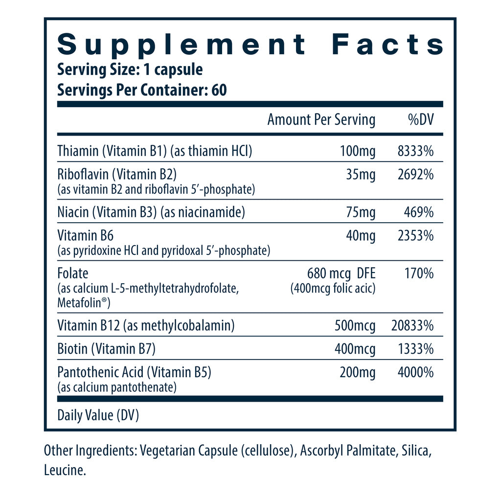 Vital Nutrients B-Complex 60 vegan capsules