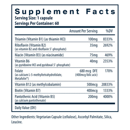 Vital Nutrients B-Complex 60 vegan capsules