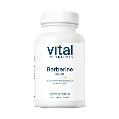 Vital Nutrients Berberine 200mg 60vc