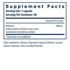 Vital Nutrients Berberine 200mg 60vc
