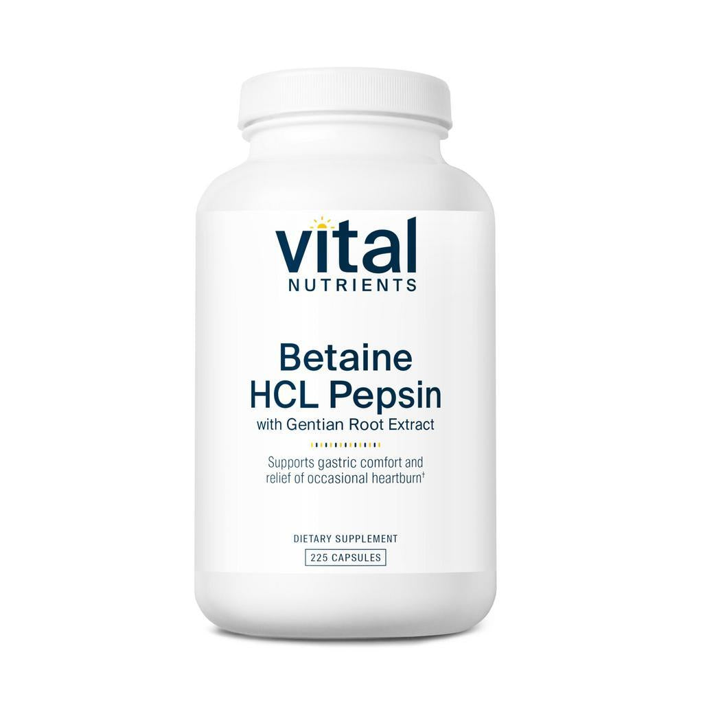 Vital Nutrients Betaine HCL-Pepsin 225c