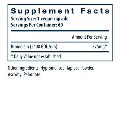 Vital Nutrients Bromelain 60vc
