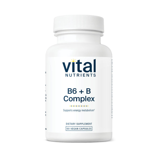 Vital Nutrients B6 + B Complex 60vc