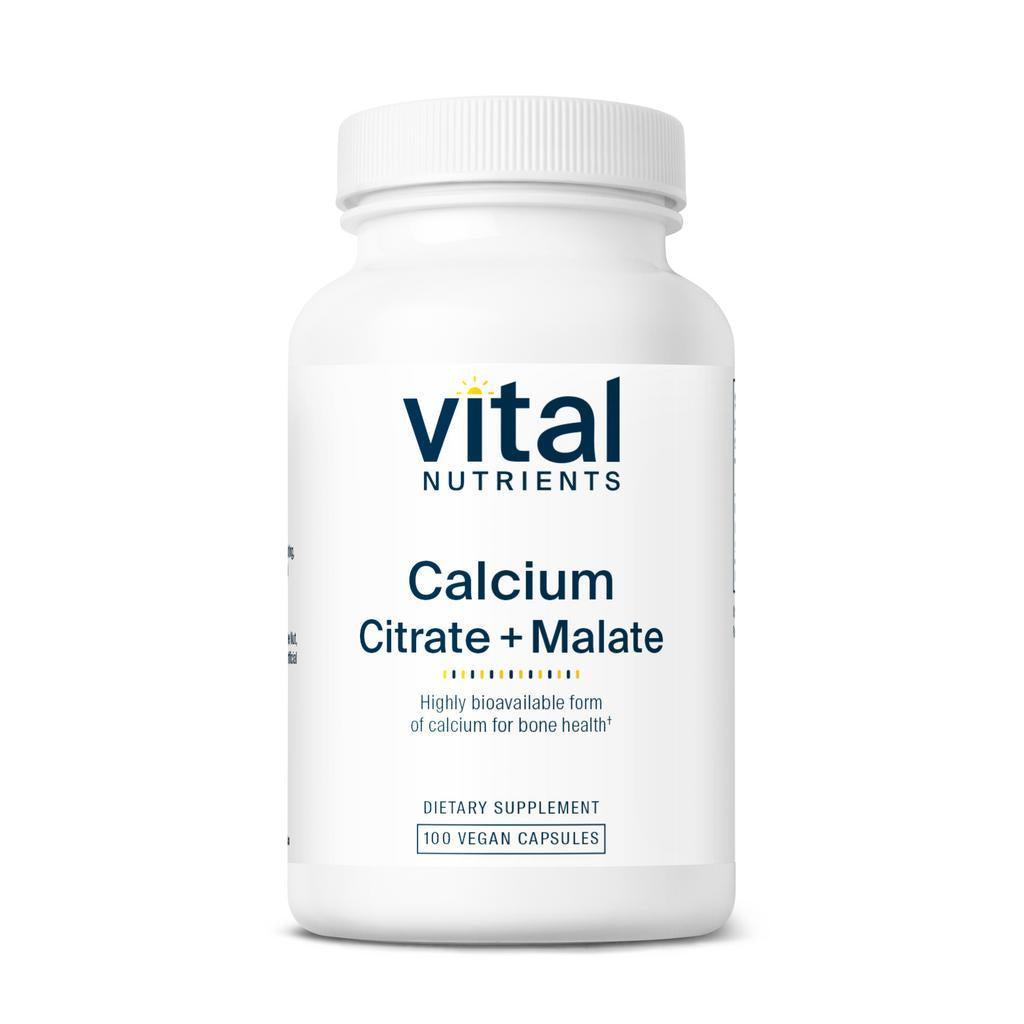 Vital Nutrients Calcium Citrate + Malate 100vc