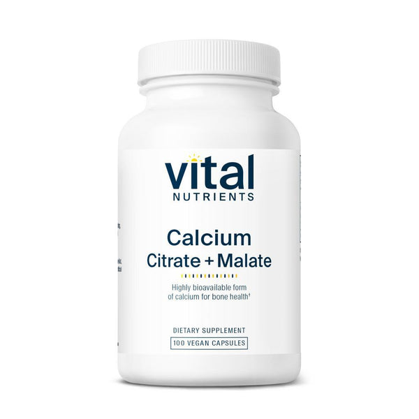 Vital Nutrients Calcium Citrate + Malate 100vc