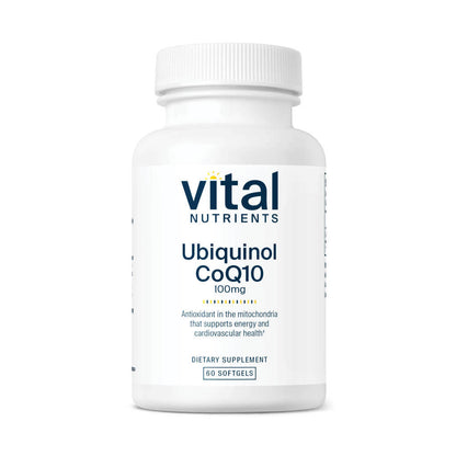 Vital Nutrients Ubiquinol CoQ10 100mg 60vc