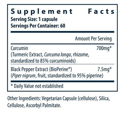 Vital Nutrients Curcumin Extract 700mg 60vc