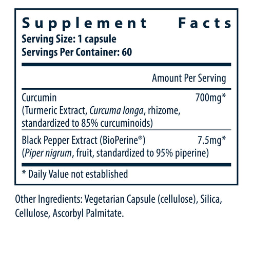 Vital Nutrients Curcumin Extract 700mg 60vc