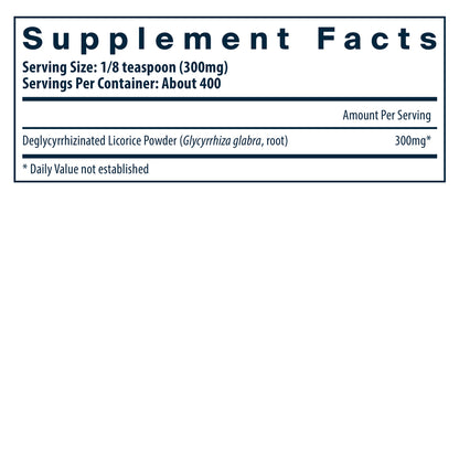 Vital Nutrients DGL Powder 4oz