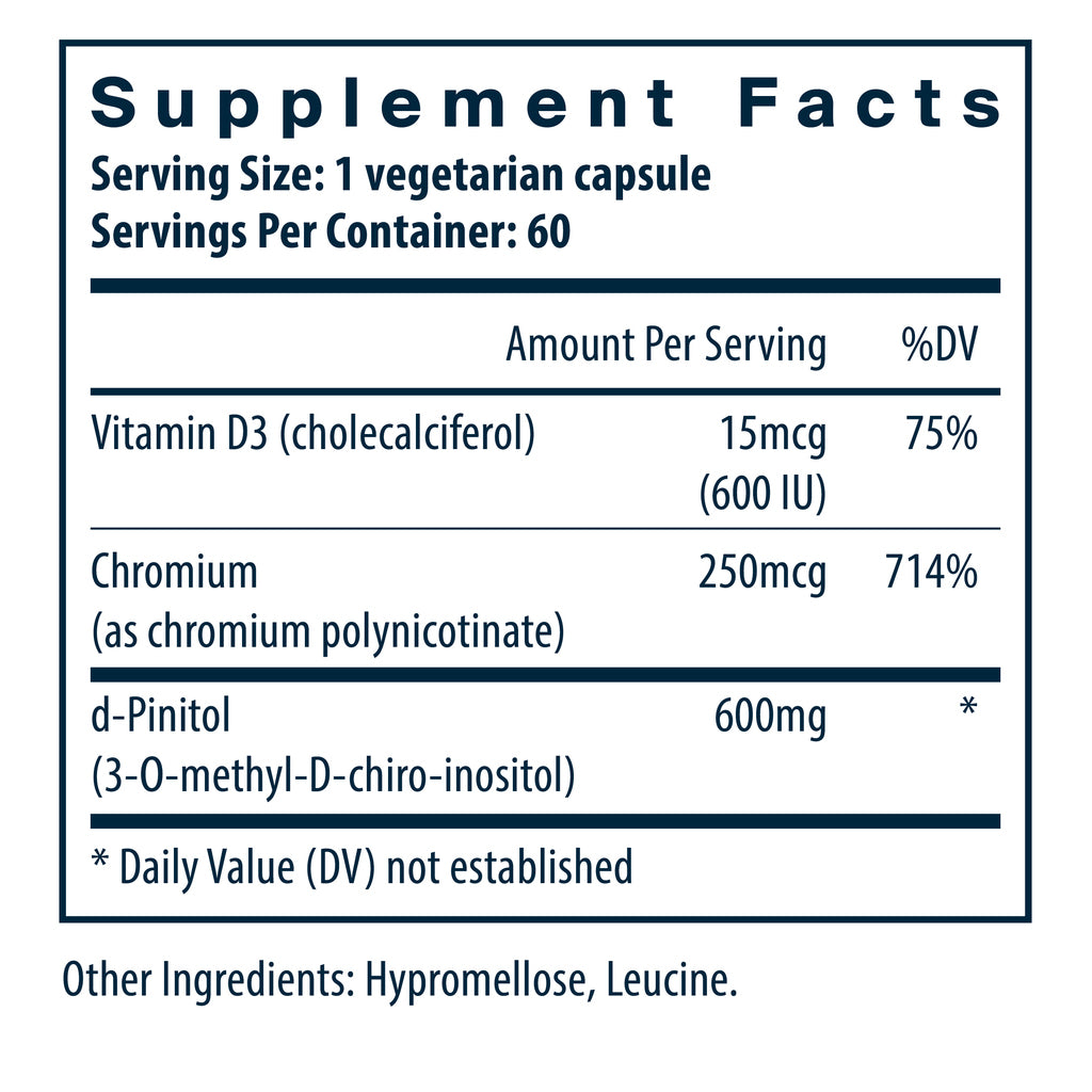 Vital Nutrients d-Pinitol 600 60vc