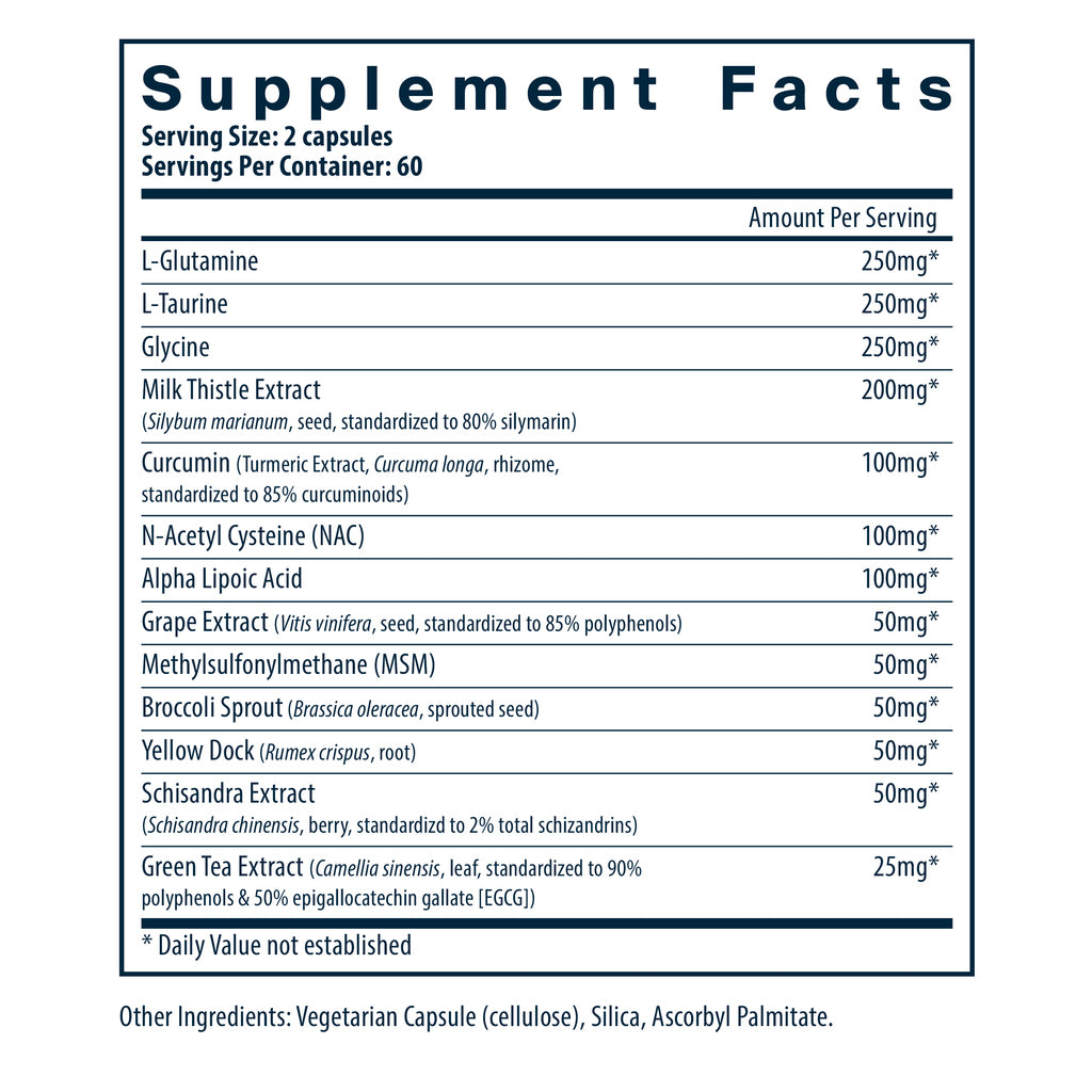 Vital Nutrients Detox Formula 120vc