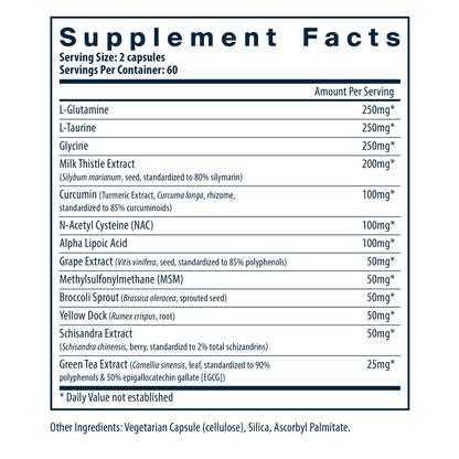 Vital Nutrients Detox Formula 120vc