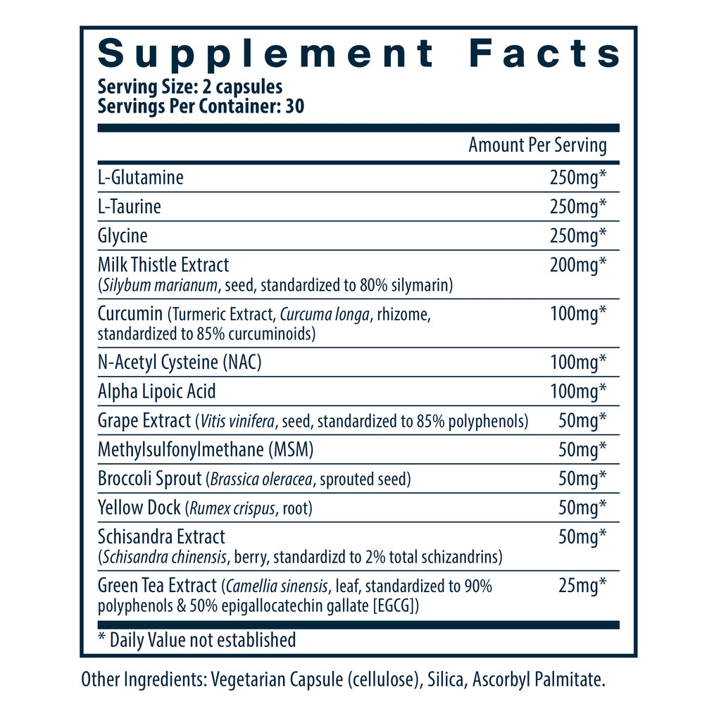 Vital Nutrients Detox Formula 60vc