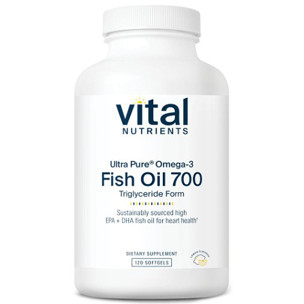 Vital Nutrients Ultra Pure Omega-3 Fish Oil 700 (lemon) 120sg