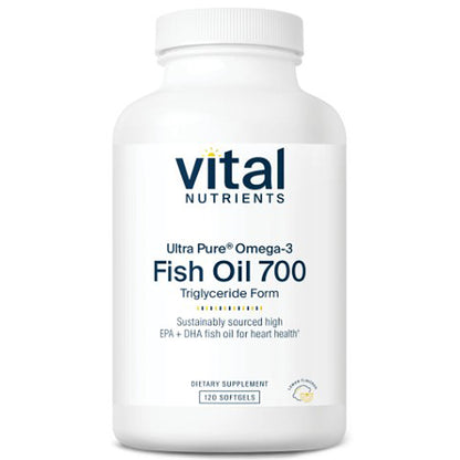 Vital Nutrients Ultra Pure Omega-3 Fish Oil 700 (lemon) 120sg