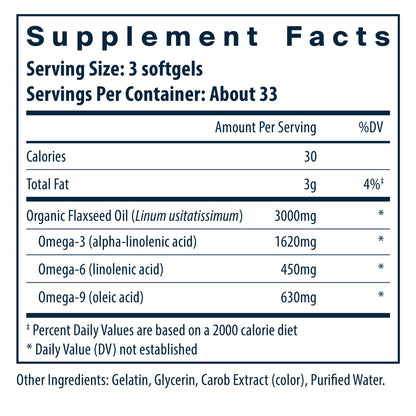 Vital Nutrients Flax Oil 100c