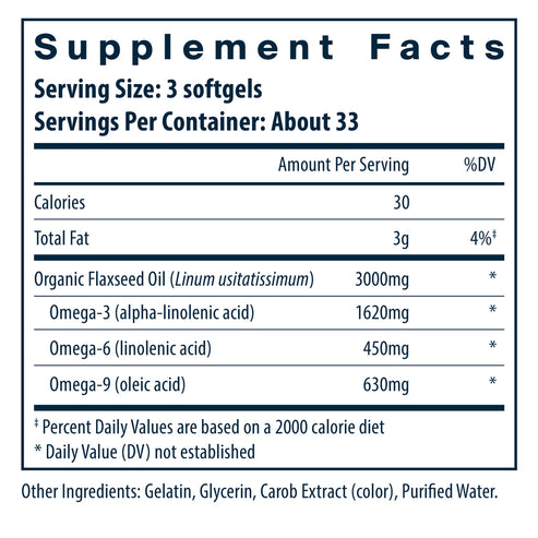 Vital Nutrients Flax Oil 100c