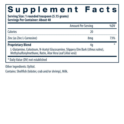 Vital Nutrients GI Repair Powder 206g / 7.26 oz