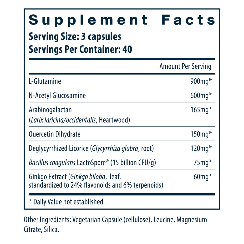 Vital Nutrients GI Repair Nutrients 120c