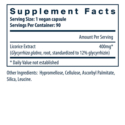 Vital Nutrients Licorice Root Extract 90vc