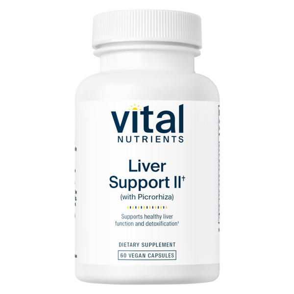 Vital Nutrients Liver Support II (with Picrorhiza) 60vc