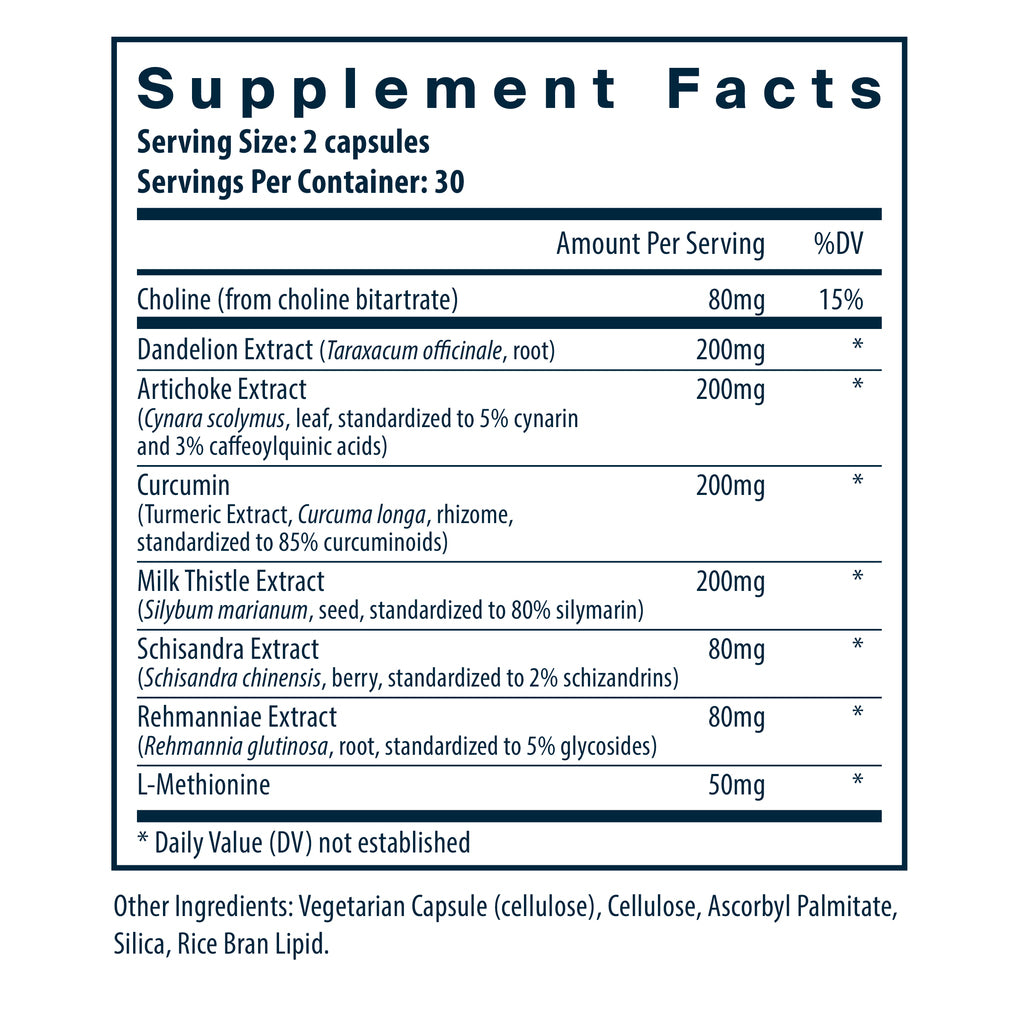 Vital Nutrients Liver Support 60vc
