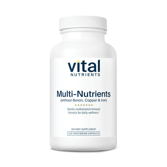 Vital Nutrients Multi-Nutrients (without Boron, Copper and Iron) 120vc