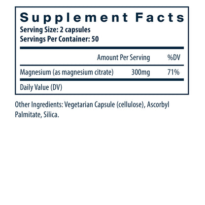 Vital Nutrients Magnesium Citrate 100c