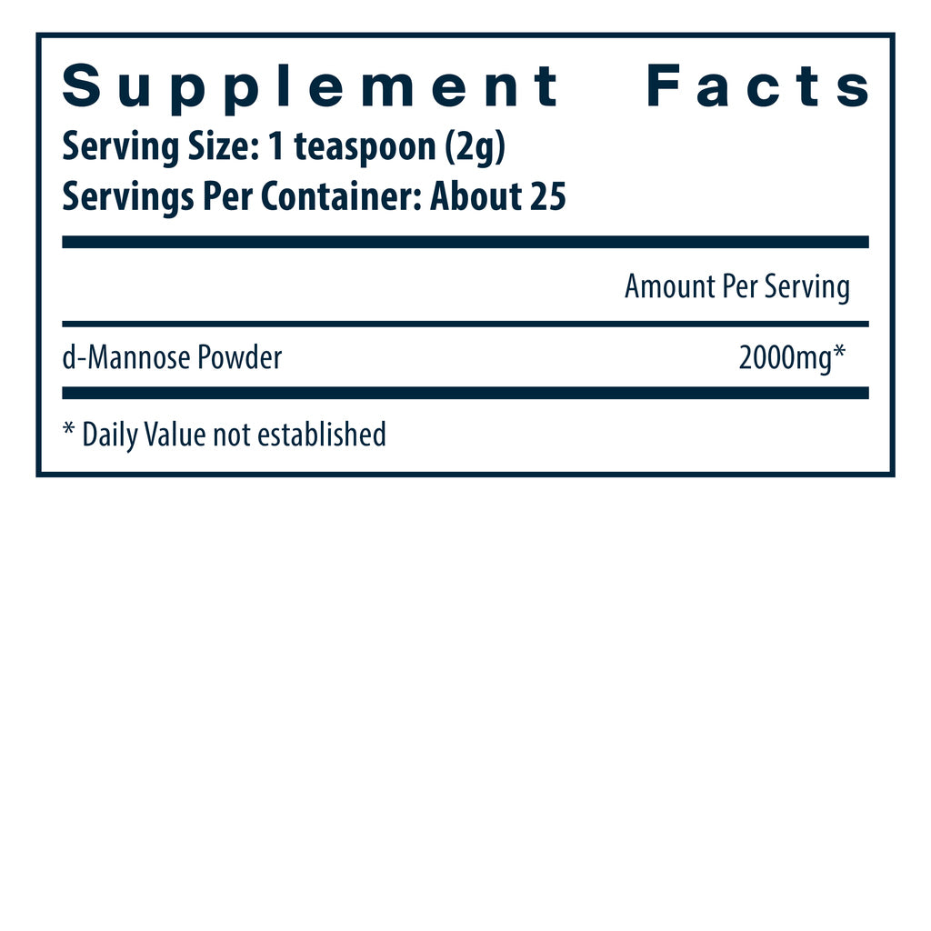 Vital Nutrients Mannose Powder 50g