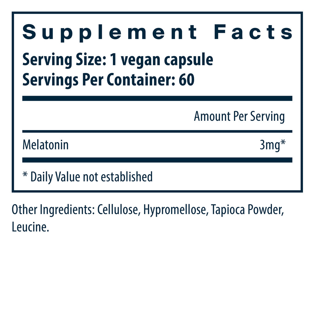 Vital Nutrients Melatonin 3mg 60vc