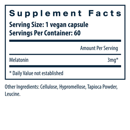 Vital Nutrients Melatonin 3mg 60vc