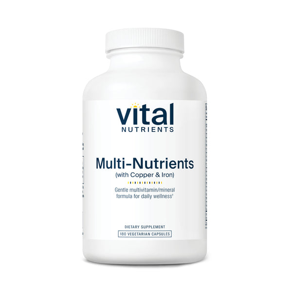 Vital Nutrients Multi-Nutrients 4 (with Copper & Iron) 180vc