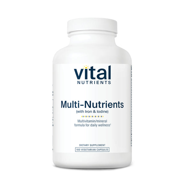 Vital Nutrients Multi-Nutrients 1 (with Iron & Iodine) 180vc