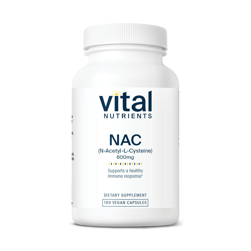 Vital Nutrients NAC (N-Acetyl-l-Cysteine) 600mg 100vc