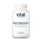 Vital Nutrients Osteo-Nutrients II (with Vitamin D3 and K2-7) 240vc