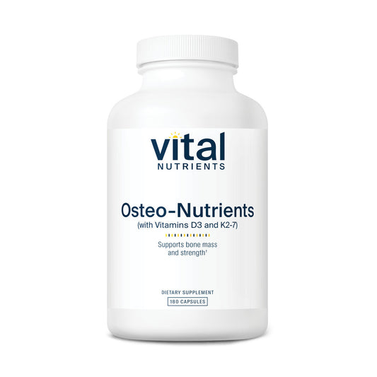 Vital Nutrients Osteo-Nutrients (with Vitamin D3 and K2-7) 180vc