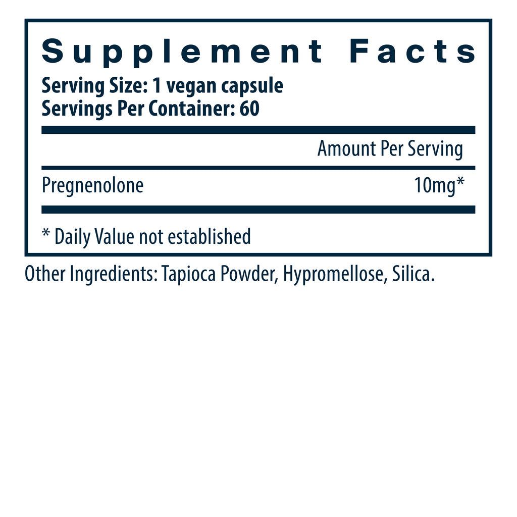 Vital Nutrients Pregnenolone 10mg 60vc