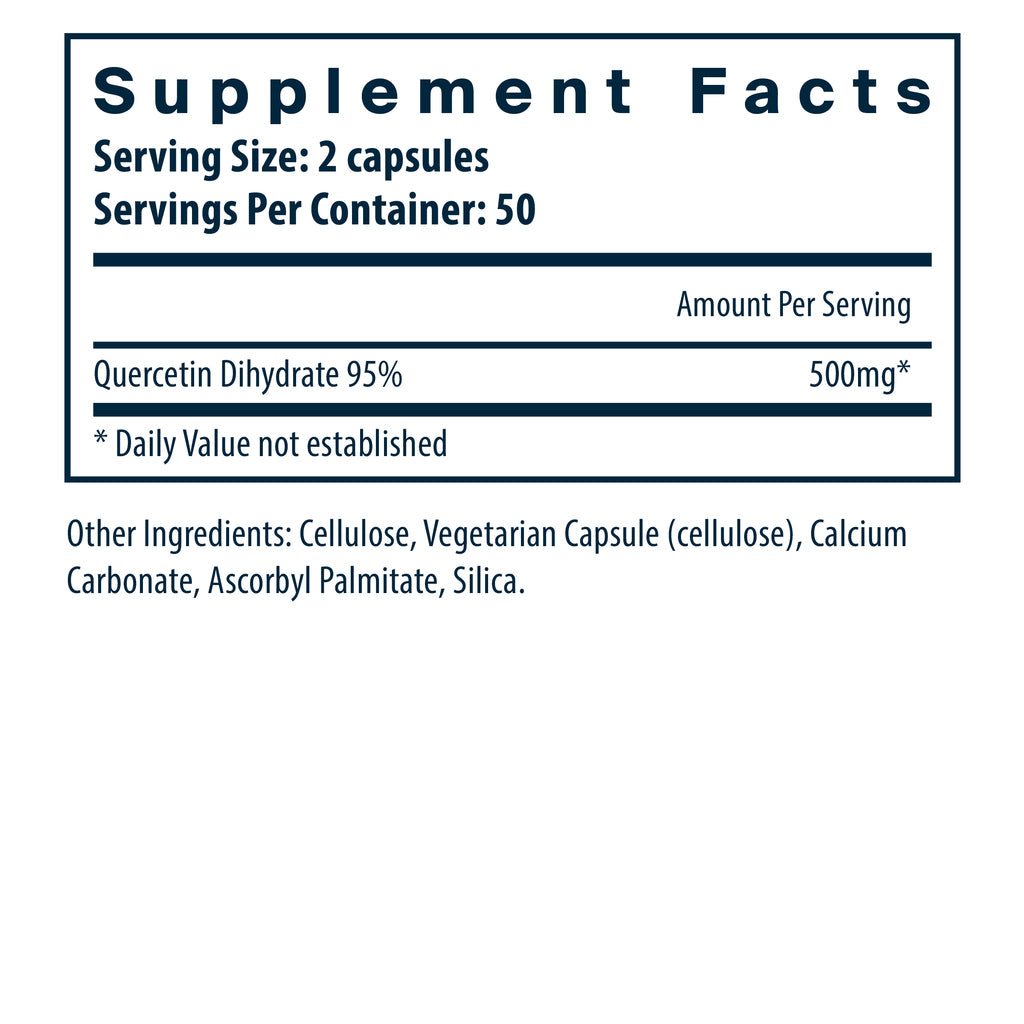 Vital Nutrients Quercetin 250mg 100vc