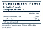 Vital Nutrients Resveratrol 500mg 60vc