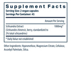 Vital Nutrients Schisandra Extract 1000mg 90vc
