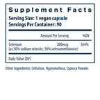 Vital Nutrients Selenium 200mcg 90vc