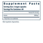 Vital Nutrients Taurine 120vc