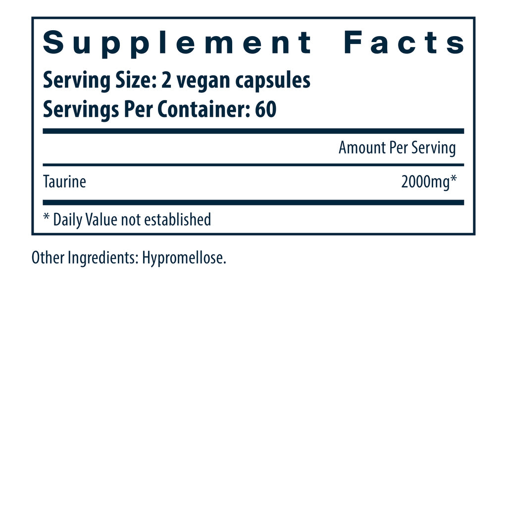 Vital Nutrients Taurine 120vc