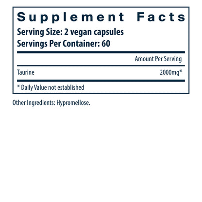 Vital Nutrients Taurine 120vc