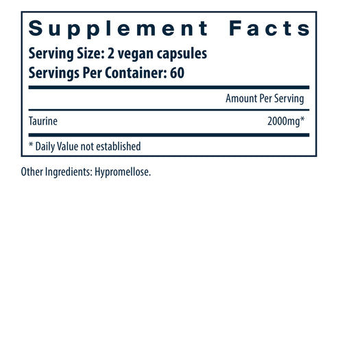 Vital Nutrients Taurine 120vc