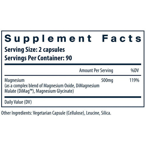 Vital Nutrients Triple Magnesium Complex 180vc