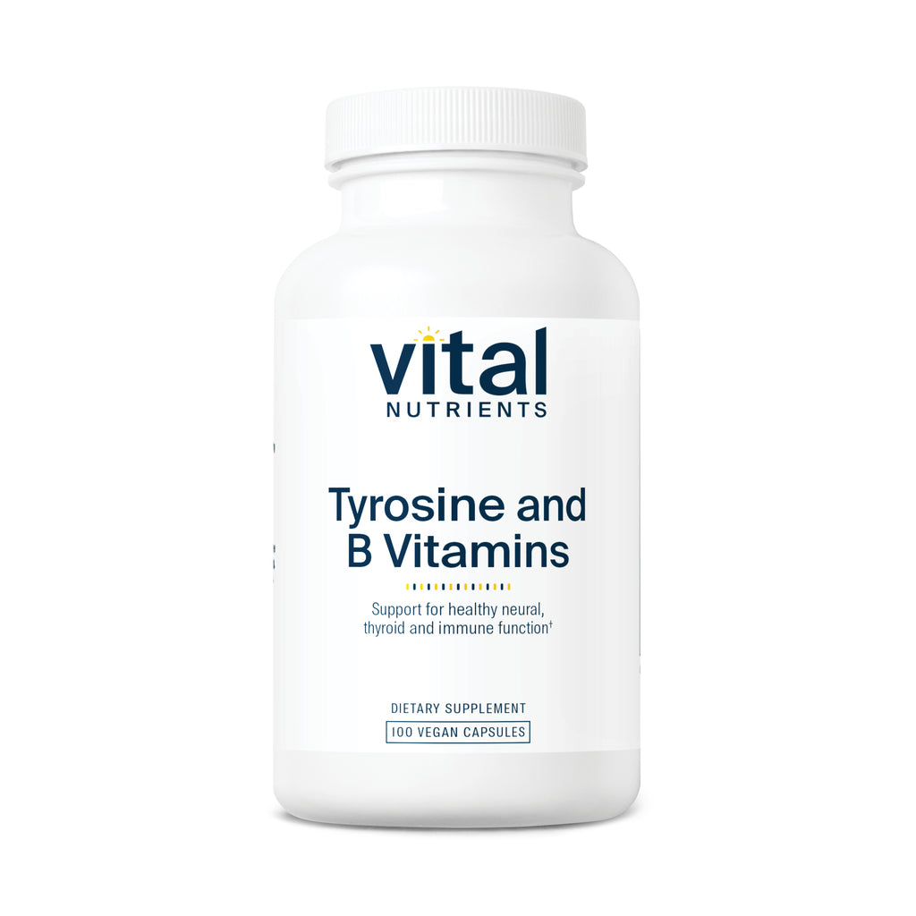 Vital Nutrients Tyrosine and B Vitamins 100vc