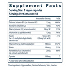 Vital Nutrients Tyrosine and B Vitamins 100vc