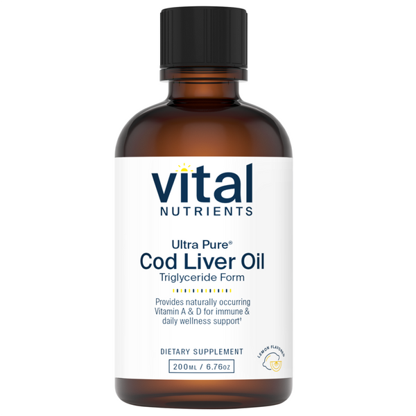 Vital Nutrients Ultra Pure Cod Liver Oil 200ml