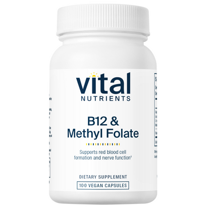 Vital Nutrients B-12 & Methyl Folate 100vc